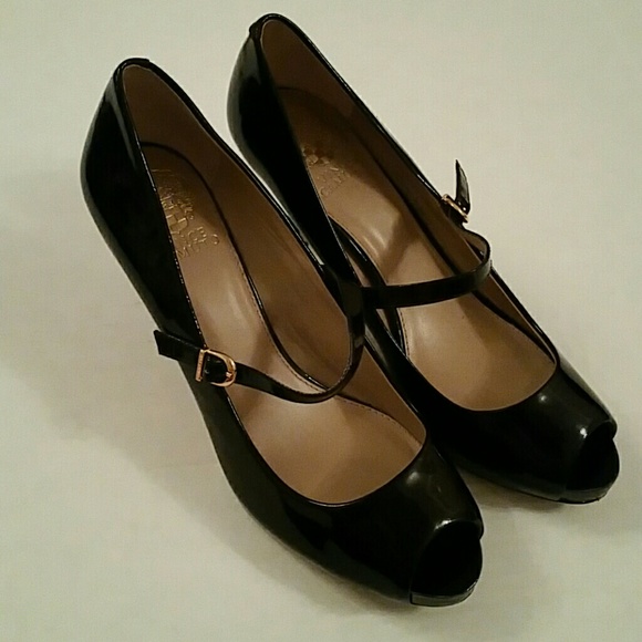 Vince Camuto Shoes Vince Camuto Kanada Patent Leather Peep Toe
